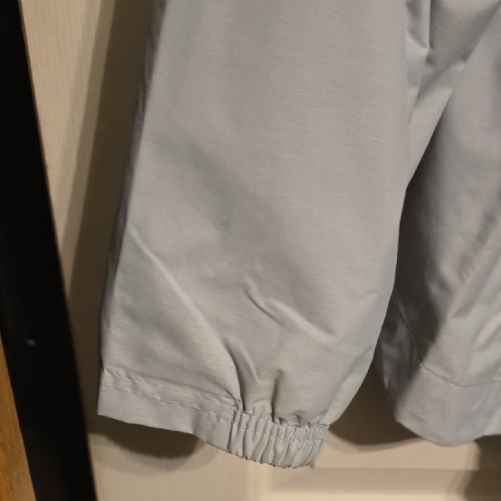 Columbia Women's Light Blue Hooded Rain Jacket - Picture 6 of 6